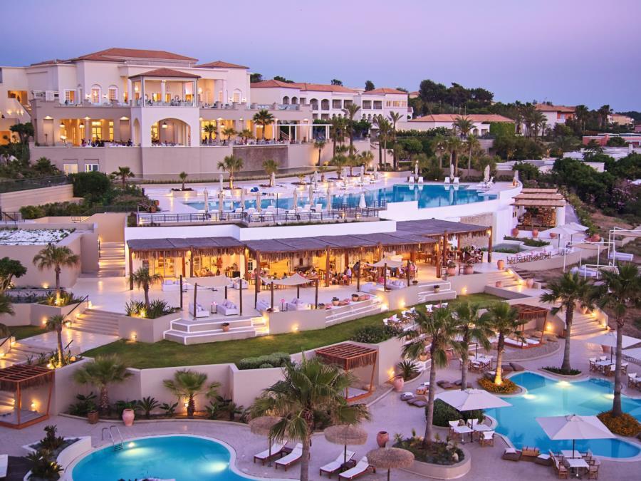 Grecotel Luxme Palms At Riviera Olympia & Aqua Park Лутра-Киллинис Экстерьер фото